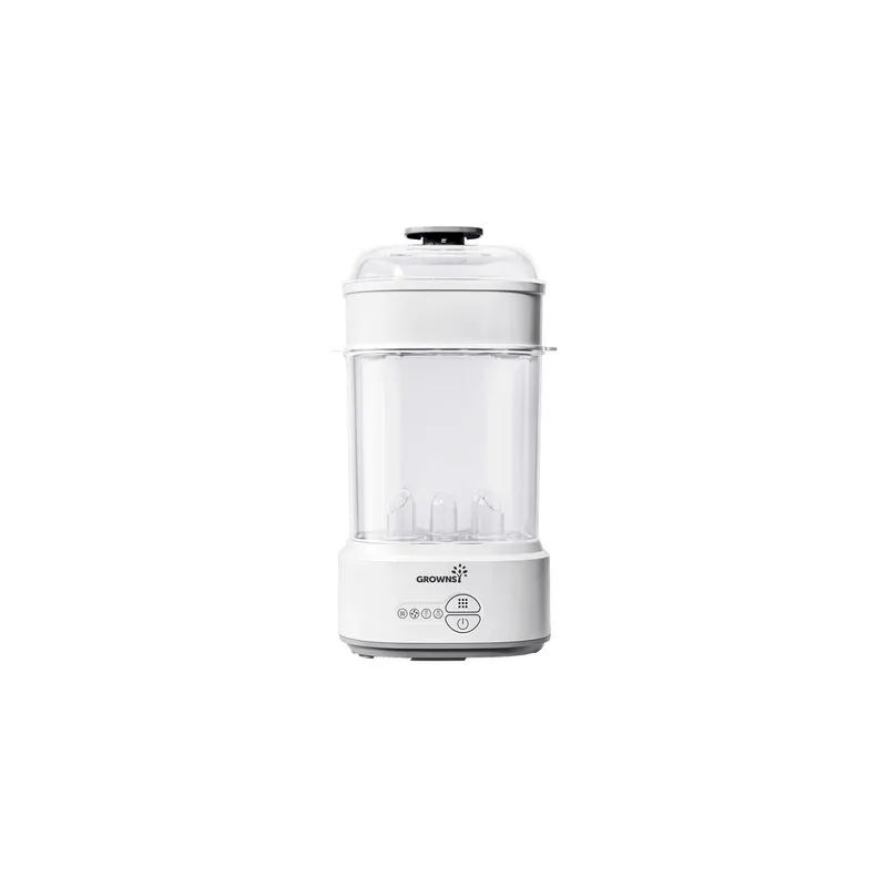Grownsy bottle sterilizer with dryer (gray)